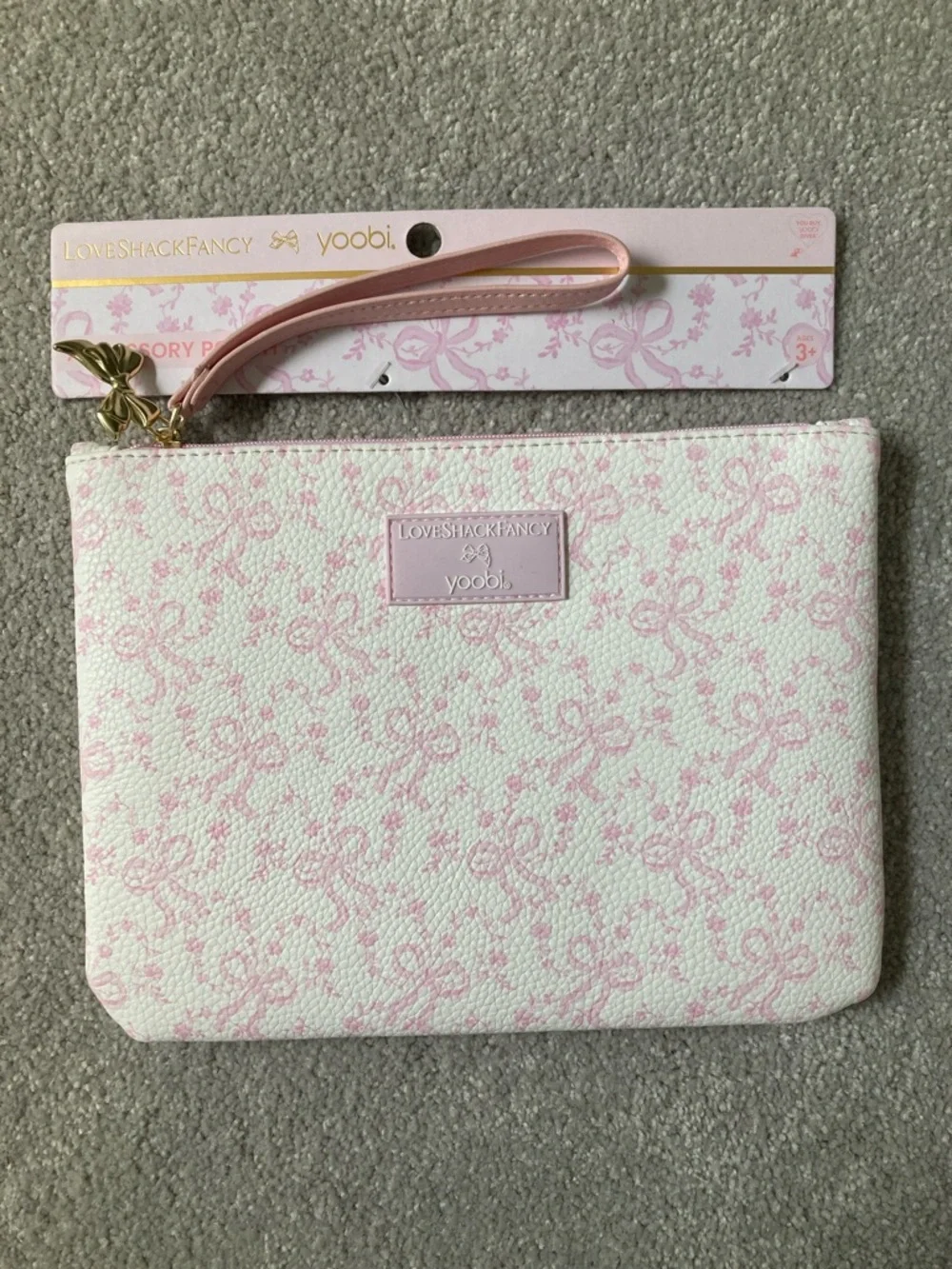 IN-HAND | LoveShackFancy x Target Yoobi Coquette Bow Pencil Case with Strap
